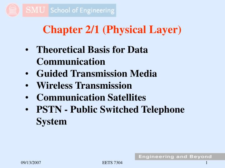 chapter 2 1 physical layer