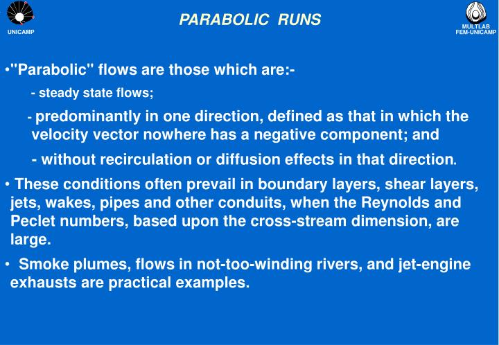 parabolic runs