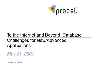 To the Internet and Beyond: Database Challenges for New/Advanced Applications