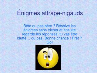 nigmes attrape nigauds