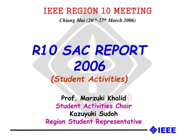 r10 sac report 2006 student activities