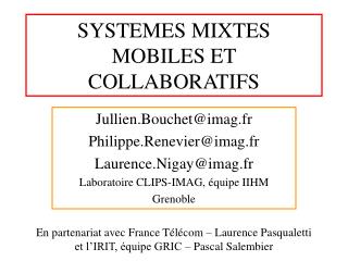 systemes mixtes mobiles et collaboratifs