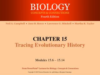 CHAPTER 15 Tracing Evolutionary History