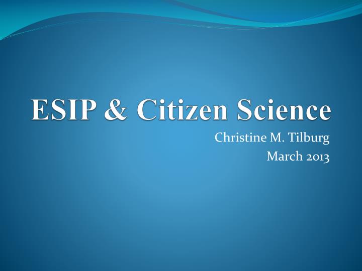 esip citizen science