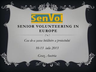 senior volunteering in europe