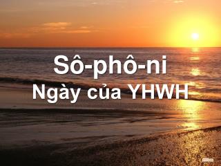 s ph ni ng y c a yhwh