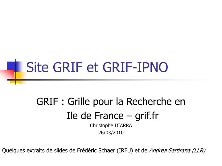 site grif et grif ipno
