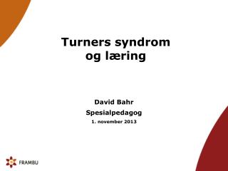 turners syndrom og l ring
