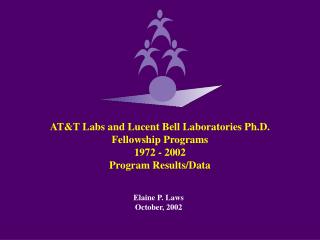 AT&amp;T Labs and Lucent Bell Laboratories Ph.D. Fellowship Programs 1972 - 2002 Program Results/Data