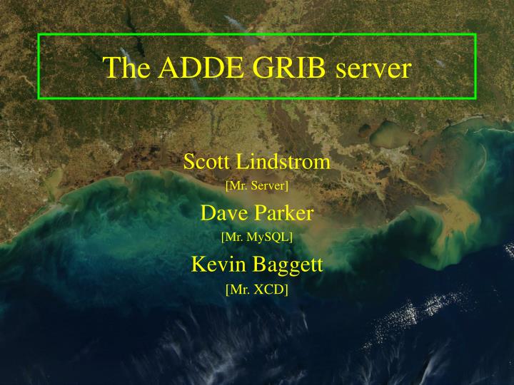 the adde grib server