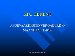 kfc herent