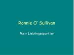 Ronnie O’ Sullivan - slide 1