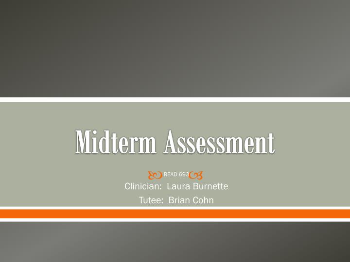 midterm assessment