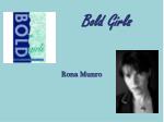 Bold Girls - slide 1