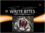 WRITE BITES - slide 1