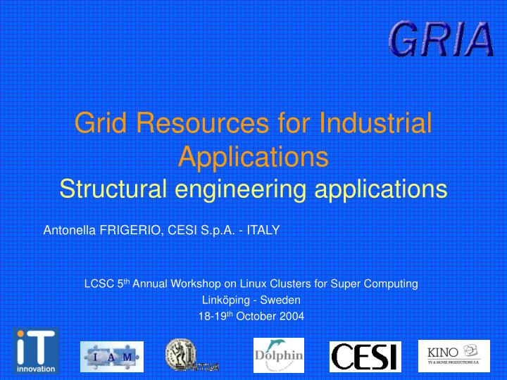 grid resources for industrial applications structural engineering applications