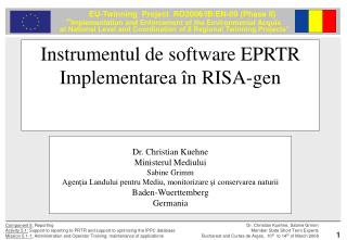 instrumentul de software eprtr implementarea n risa gen