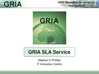 GRIA SLA Service
