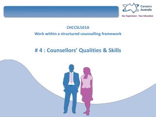 CHCCSL501A Work within a structured counselling framework