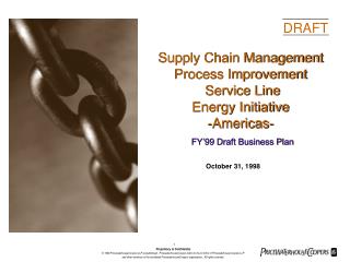 Supply Chain Management Process Improvement Service Line Energy Initiative -Americas-