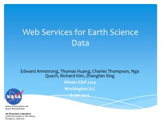 Web Services for Earth Science Data