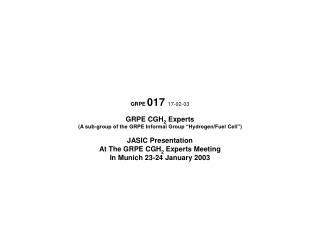 GRPE 017 17-02-03 GRPE CGH 2 Experts