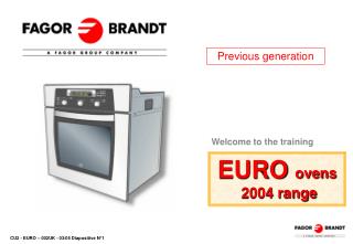EURO ovens 2004 range