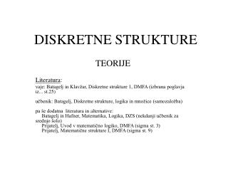 diskretne strukture