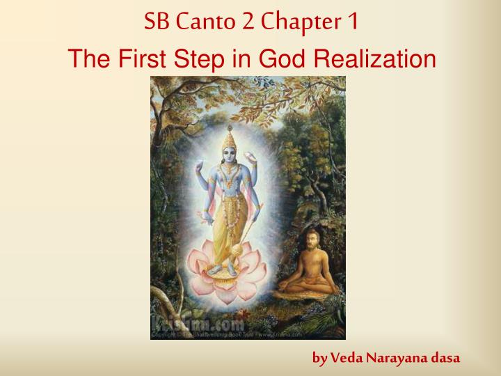 sb canto 2 chapter 1 the first step in god realization