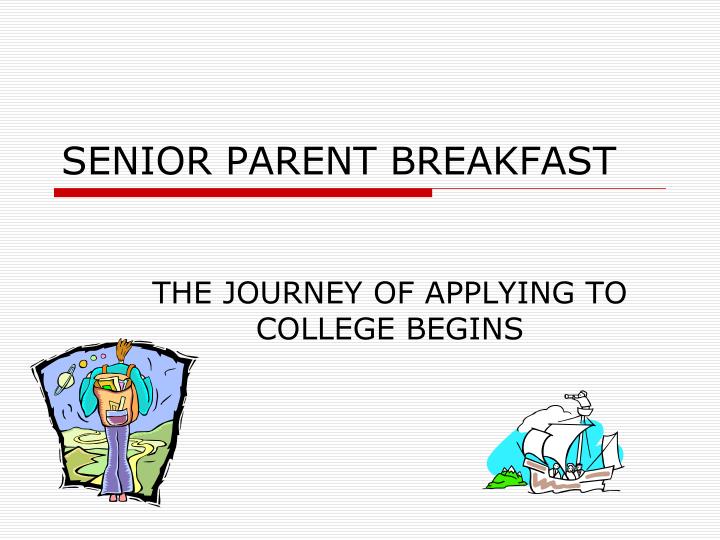 senior parent breakfast