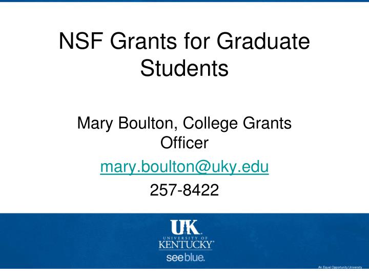 nsf grants for graduate students
