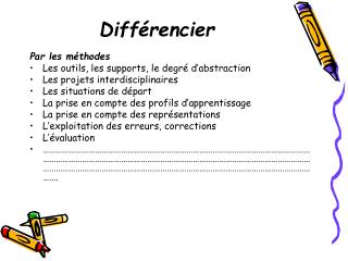 diff rencier