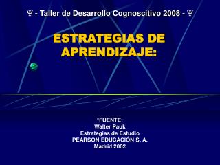 estrategias de aprendizaje