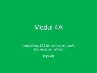 modul 4a