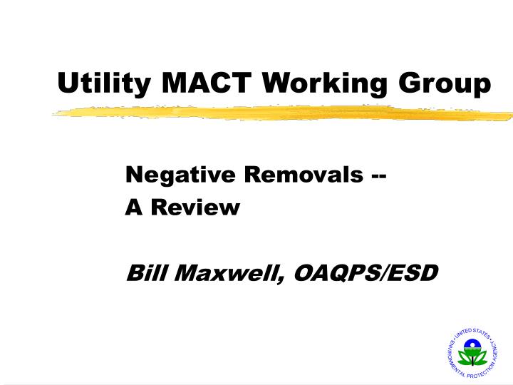 utility mact working group