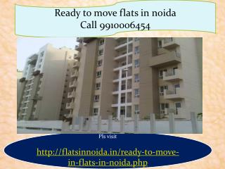 ready tro move flats in noida 9910006454