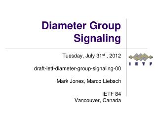 Diameter Group Signaling