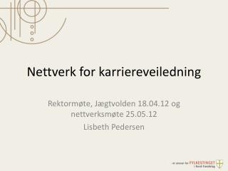 nettverk for karriereveiledning