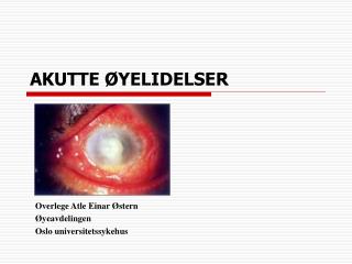 akutte yelidelser