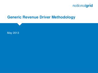 Generic Revenue Driver Methodology