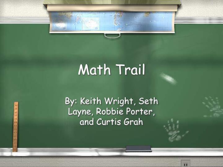 math trail