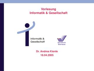 vorlesung informatik gesellschaft