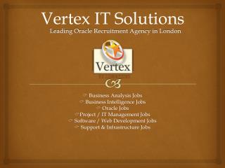 Oracle Jobs Vertex