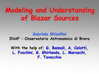 Modeling and Understanding of Blazar Sources