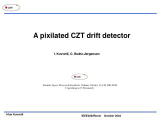 A pixilated CZT drift detector