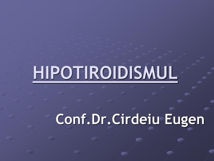 hipotiroidismul
