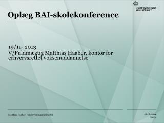 opl g bai skolekonference