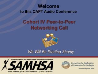 Welcome to this CAPT Audio Conference
