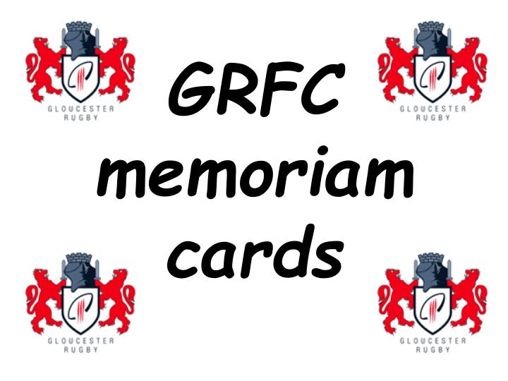 grfc memoriam cards