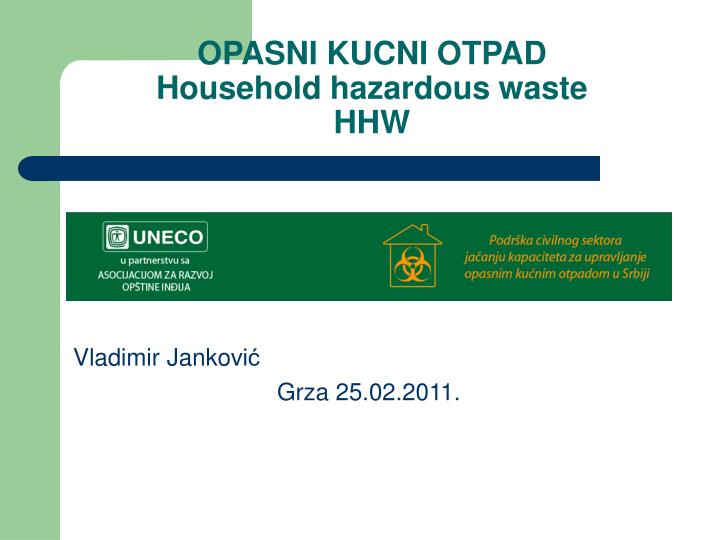 opasni kucni otpad household hazardous waste hhw